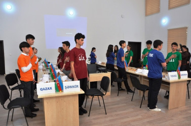 Tovuzda “Zəkaların Mübarizəsi Olimpiadası” çərçivəsində şahmat üzrə komanda yarışı keçirilib