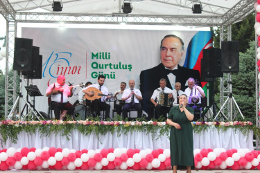 Tovuzda 15 iyun- Milli Qurtuluş günü münasibətilə konsert keçirilib