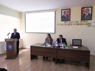 Tovuzda Ümummilli Lider Heydər Əliyevin anadan olmasının 103-cü ildönümünə həsr olunmuş konfrans keçirilib