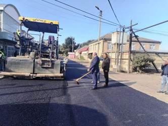 Tovuz rayonunda abadlıq-quruculuq işləri davam edir.
