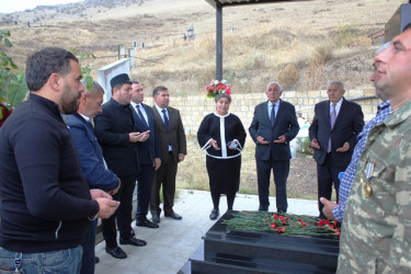 Tovuzda 27 sentyabr-Anım Günü ərəfəsində Şəhidlərə ehtiram ziyarəti davam edir