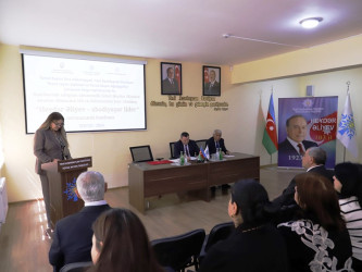 Tovuzda Ümummilli Lider Heydər Əliyevin anadan olmasının 103-cü ildönümünə həsr olunmuş konfrans keçirilib