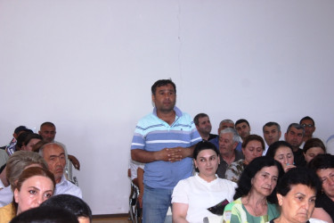 RİH başçısı Aşağı Quşçu kəndində səyyar qəbul keçirib