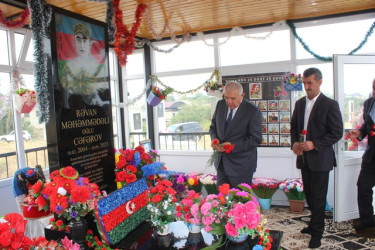 İcra başçısının anım günü münasibəti ilə şəhid məzarlarını ziyarəti davam edir