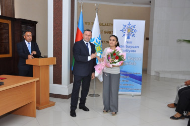 “Konstitusiya və Suverenlik İli” çərçivəsində Yeni Azərbaycan Partiyasının Tovuz rayon təşkilatının təsis edilməsinin 32-ci ildönümü qeyd olunub