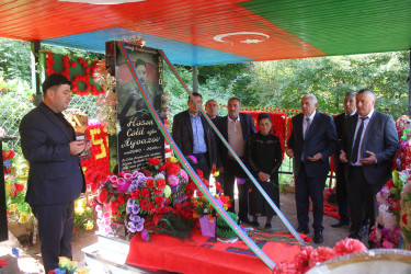 Tovuz RİH başçısı dağ kəndlərindəki Vətən müharibəsi şəhidlərinin məzarlarını ziyarət edib