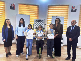 Tovuzda şahmatçı qızlar arasında Rapit Turniri keçirilib