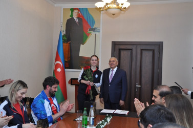 Tovuzda qadınlardan ibarət “Turan” voleybol klubunun Azərbaycan çempionluğu münasibətilə qarşılanma mərasimi keçirilib