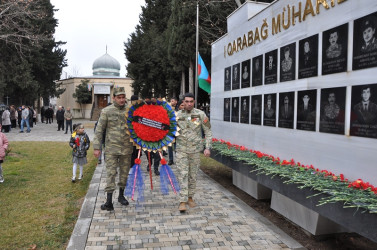 Tovuzda 20 Yanvar faciəsinin 35-ci ildönümü ilə əlaqədar şəhidlərimizin əziz xatirəsi anılmışdır   