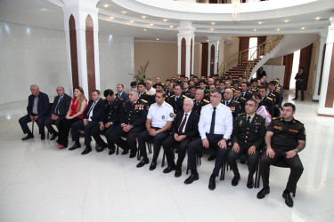 Tovuzda Azərbaycan Polisinin yaranmasının 108-ci ildönümü münasibətilə tədbir keçirilib