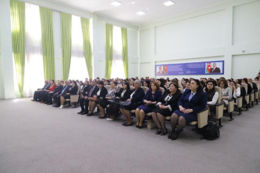Tovuzda “Konstitusiya və Suverenlik İli” çərçivəsində Ulu Öndər Heydər Əliyevin təhsil sahəsində xidmətlərinə həsr olunmuş tədbir keçirilib