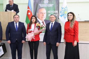 Tovuzda “Konstitusiya və Suverenlik İli” çərçivəsində Ulu Öndər Heydər Əliyevin təhsil sahəsində xidmətlərinə həsr olunmuş tədbir keçirilib