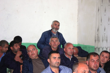 Rayon İcra Hakimiyyətinin başçısı Məmməd Məmmədov İbrahimhacılı kənd sakinləri ilə səyyar qəbul-görüş keçirib