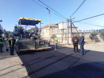 Tovuz rayonunda abadlıq-quruculuq işləri davam edir.