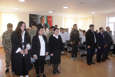 Tovuzda tarixi Qələbənin beşinci ildönümünə həsr olunmuş “Vətən müharibəsi qəhrəmanları ilə bir gün” adlı görüş keçirilib