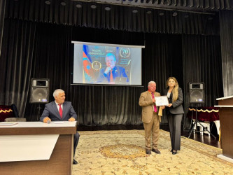 Tovuzda tanınmış şair Nazim Əhmədoğlunun 70 illik yubileyi qeyd olunub