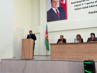 Tovuzda “Multikultural dəyərlər və dini memarlıq: Azərbaycan nümunəsi” mövzusunda tədbir keçirilib