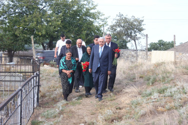 Tovuz RİH başçısı dağ kəndlərindəki Vətən müharibəsi şəhidlərinin məzarlarını ziyarət edib