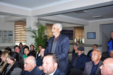 Tovuz Rayon İcra Hakimiyyətinin başçısı Bozalqanlı  kəndində səyyar qəbul keçirib