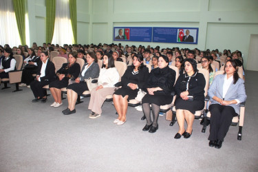 Tovuzda “Gəncləri Qoruyaq: Erkən nikaha, məişət zorakılığına və dini radikalizmə qarşı birlikdə mübarizə aparaq” mövzusunda tədbir keçirilib