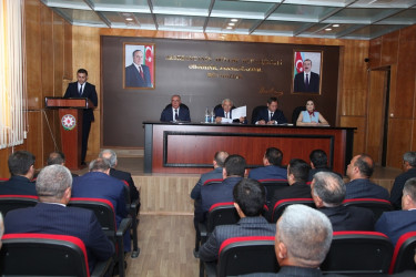 Tovuz Rayon İcra Hakimiyyəti başçısı yanında Şura iclası keçirildi