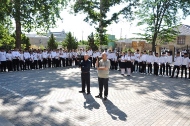 Tovuzda məktəblərdə “Son zəng” tədbirləri keçirilib