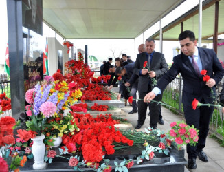 Tovuzda Aprel şəhidi Mirsalam Cəfərovun anım mərasimi keçirilib