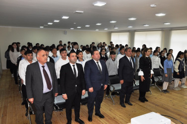 Tovuzda “Gənc məzunların cəmiyyətə inteqrasiyası:Təhsil və məşğulluq yolu ilə Yeni Həyat Mümkünlükləri” mövzusunda tədbir keçirilib