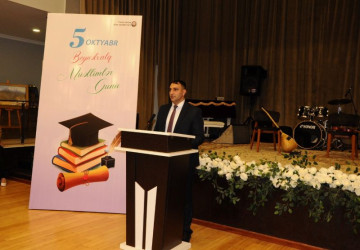 Tovuzda 5 Oktyabr – Beynəlxalq Müəllimlər Günü təntənə ilə qeyd olunub