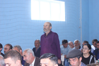 Tovuz Rayon İcra Hakimiyyətinin başçısı Qaradaş kəndində səyyar qəbul keçirib