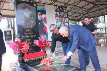 RİH başçısı Vətən müharibəsi şəhidlərinin məzarlarını ziyarət edib