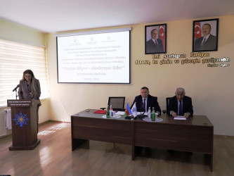 Tovuzda Ümummilli Lider Heydər Əliyevin anadan olmasının 103-cü ildönümünə həsr olunmuş konfrans keçirilib