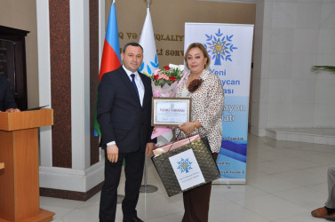 “Konstitusiya və Suverenlik İli” çərçivəsində Yeni Azərbaycan Partiyasının Tovuz rayon təşkilatının təsis edilməsinin 32-ci ildönümü qeyd olunub