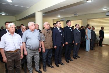 Tovuzda Yeni Azərbaycan Partiyası Tovuz rayon təşkilatının yaradılmasının 33 illiyi qeyd olunub