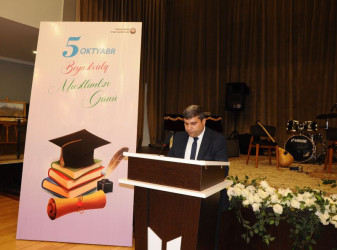 Tovuzda 5 Oktyabr – Beynəlxalq Müəllimlər Günü təntənə ilə qeyd olunub