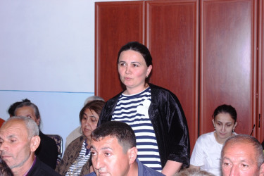 Tovuz Rayon İcra Hakimiyyətinin başçısı Əlibəyli kəndində səyyar qəbul keçirib