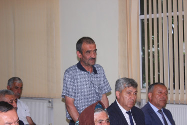RİH başçısı Çeşməli  kəndində səyyar qəbul keçirib