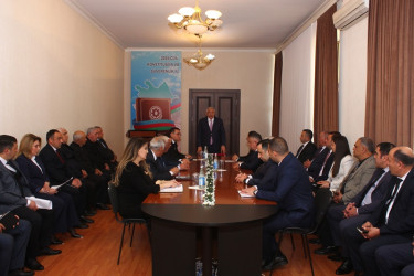Tovuzda "Konstitusiya və Suverenlik İli" çərçivəsində “Ümummilli Lider Heydər Əliyev Müstəqil Azərbaycan konstitusiyasının müəllifidir” mövzusunda tədbir keçirilib   