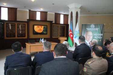 Tovuzda Ulu Öndər Heydər Əliyevin anadan olmasının 102-ci ildönümü ilə bağlı elmi-praktiki konfrans keçirilib