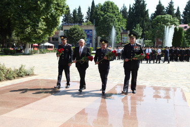Tovuzda Azərbaycan Polisinin yaranmasının 108-ci ildönümü münasibətilə tədbir keçirilib