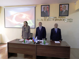 Tovuzda Ümummilli Lider Heydər Əliyevin anadan olmasının 103-cü ildönümünə həsr olunmuş konfrans keçirilib