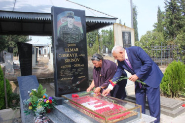 Tovuz Rayon İcra Hakimiyyəti başçısının “27 Sentyabr – Anım Günü” ərəfəsində Vətən müharibəsi şəhidlərinin məzarlarını ziyarəti davam edir.