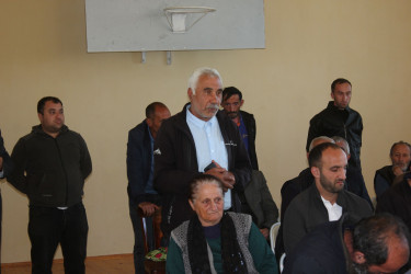 RİH başçısı rayonun ucqar dağ kəndi Sarıtalada səyyar vətəndaş qəbulu keçirib