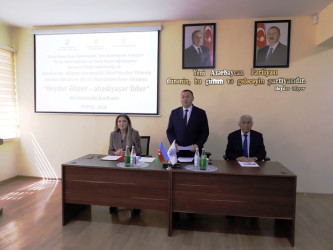 Tovuzda Ümummilli Lider Heydər Əliyevin anadan olmasının 103-cü ildönümünə həsr olunmuş konfrans keçirilib