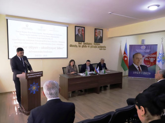 Tovuzda Ümummilli Lider Heydər Əliyevin anadan olmasının 103-cü ildönümünə həsr olunmuş konfrans keçirilib