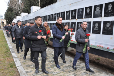 Tovuzda 20 Yanvar faciəsinin 35-ci ildönümü ilə əlaqədar şəhidlərimizin əziz xatirəsi anılmışdır   