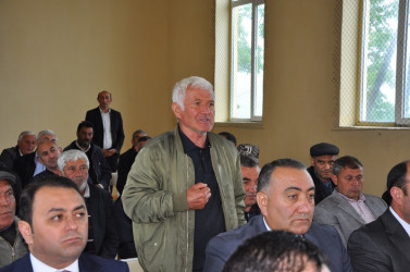 RİH başçısının Sarıtala kəndində səyyar qəbulu keçirilib