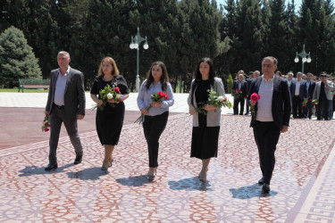 Tovuzda Ulu Öndər Heydər Əliyevin anadan olmasının 103-cü ildönümü qeyd olunub