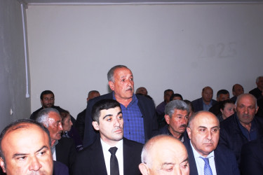 RİH başçısı Kirən kəndində səyyar qəbul keçirib