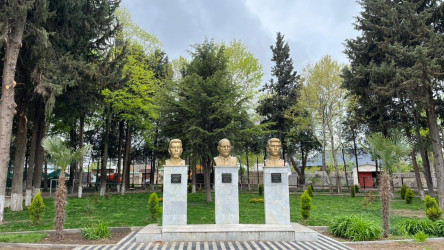 Tovuz şəhəri ərazisində yerləşən  parklarda yenidənqurma işləri aparılır